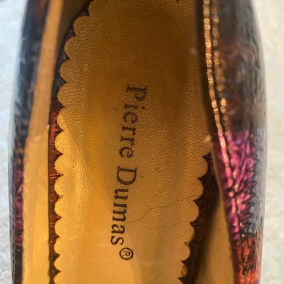 Multicolored shoe with purple 4 heel - Picture 3 of 5